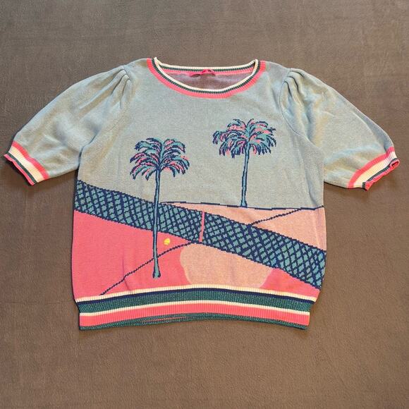 Lilly Pulitzer L Vivie Pullover Perfect Match Knit - Picture 1 of 6